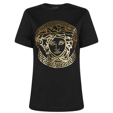 versace medusa shirt women's|versace medusa print t shirt.